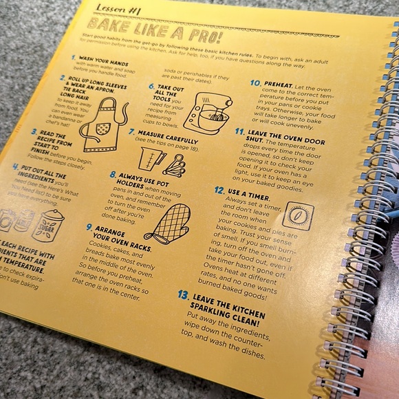 Perfect condition, never used Baking Class Cookbook for kids - Picture 6 of 7